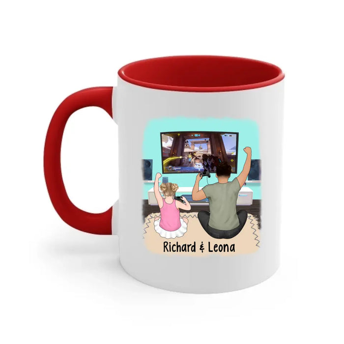 You Are the Perfect Gaming Partner in My Life - Personalized Gifts Custom Gaming Mug for Dad, Gaming Lovers