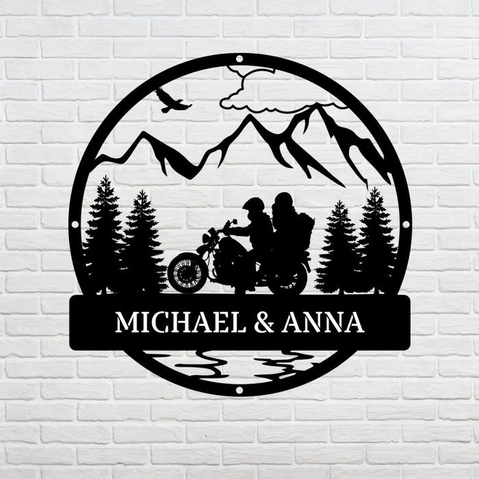 Custom Motorcycle Metal Wall Art - Personalized Metal Sign For Bikers, Motorcycle Lovers