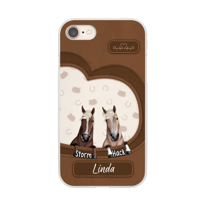 Leather Pattern Horse Mom Leather Pattern Horse Mom