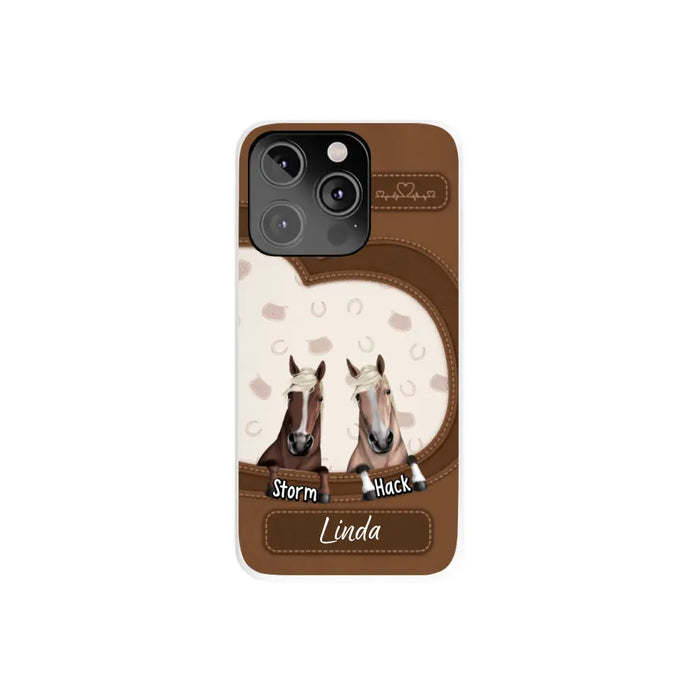 Leather Pattern Horse Mom Leather Pattern Horse Mom