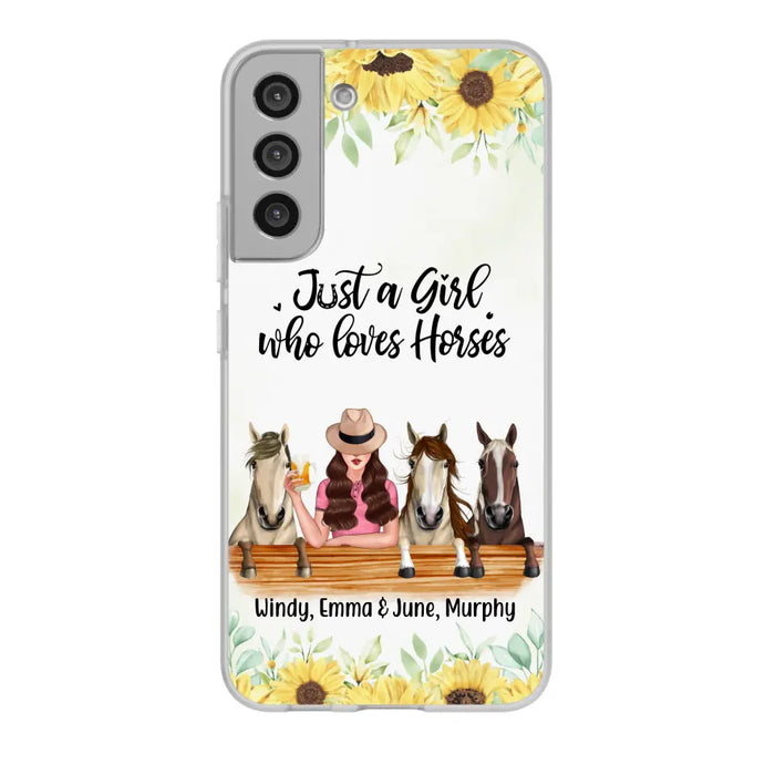 Personalized Phone Case, Life Is Better With Horses, Gift For Horse Lovers, Case For Iphone/Samsung