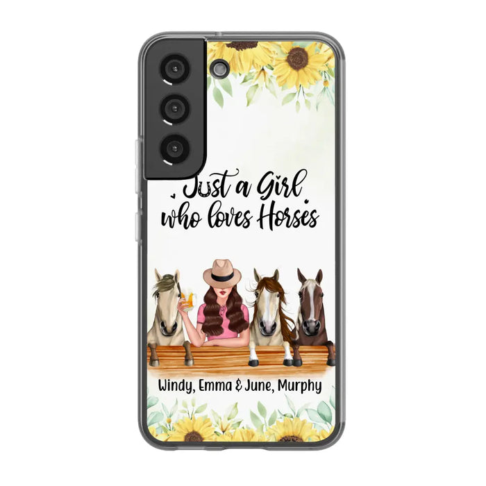 Personalized Phone Case, Life Is Better With Horses, Gift For Horse Lovers, Case For Iphone/Samsung