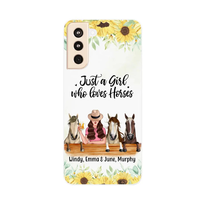 Personalized Phone Case, Life Is Better With Horses, Gift For Horse Lovers, Case For Iphone/Samsung