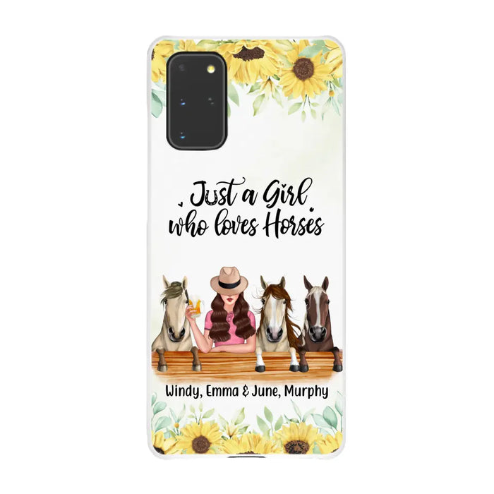 Personalized Phone Case, Life Is Better With Horses, Gift For Horse Lovers, Case For Iphone/Samsung