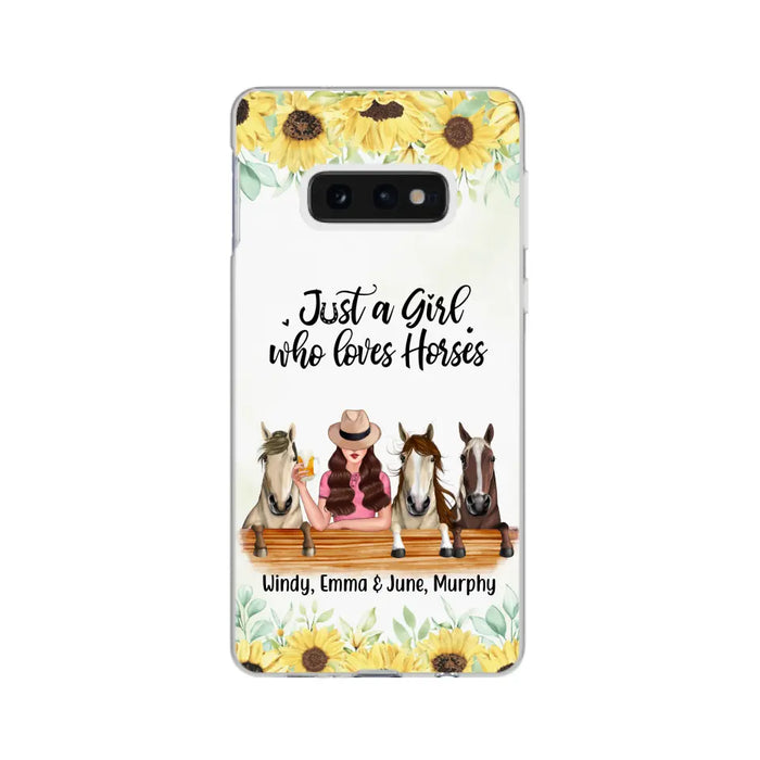 Personalized Phone Case, Life Is Better With Horses, Gift For Horse Lovers, Case For Iphone/Samsung