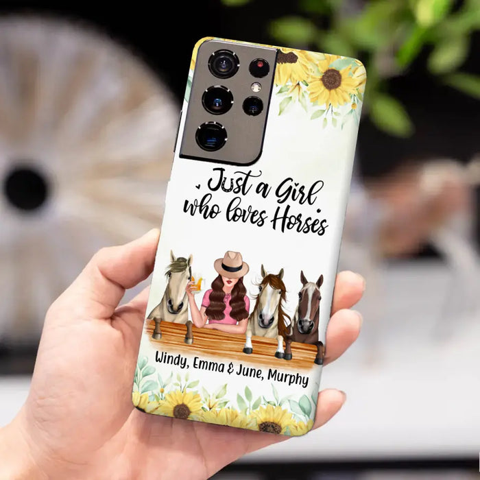 Personalized Phone Case, Life Is Better With Horses, Gift For Horse Lovers, Case For Iphone/Samsung