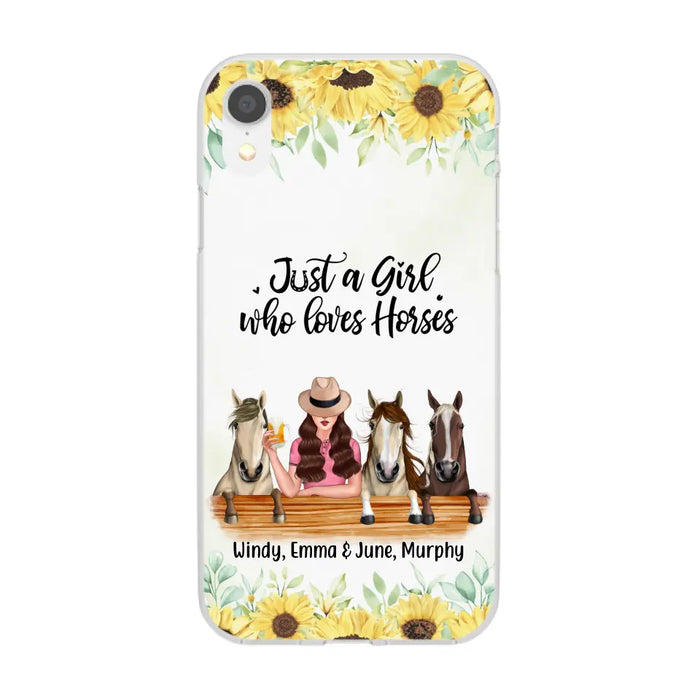 Personalized Phone Case, Life Is Better With Horses, Gift For Horse Lovers, Case For Iphone/Samsung