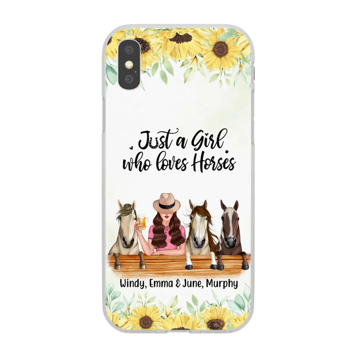 Personalized Phone Case, Life Is Better With Horses, Gift For Horse Lovers, Case For Iphone/Samsung