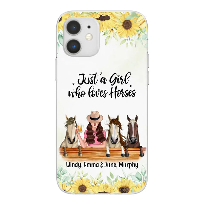 Personalized Phone Case, Life Is Better With Horses, Gift For Horse Lovers, Case For Iphone/Samsung