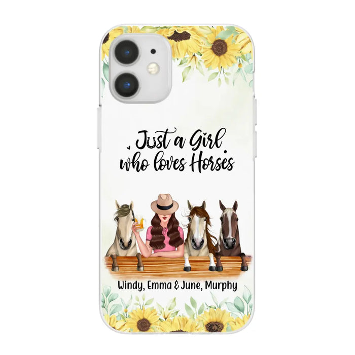 Personalized Phone Case, Life Is Better With Horses, Gift For Horse Lovers, Case For Iphone/Samsung