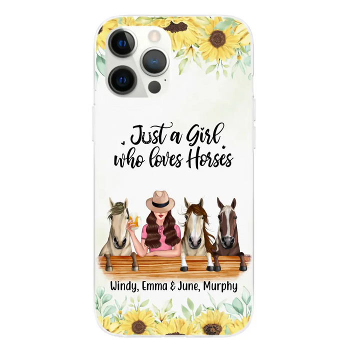 Personalized Phone Case, Life Is Better With Horses, Gift For Horse Lovers, Case For Iphone/Samsung