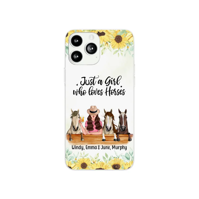 Personalized Phone Case, Life Is Better With Horses, Gift For Horse Lovers, Case For Iphone/Samsung