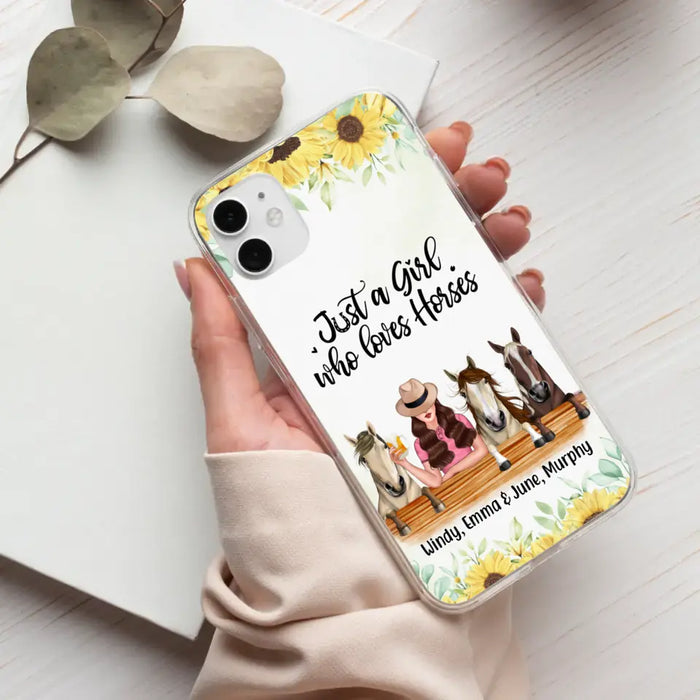 Personalized Phone Case, Life Is Better With Horses, Gift For Horse Lovers, Case For Iphone/Samsung