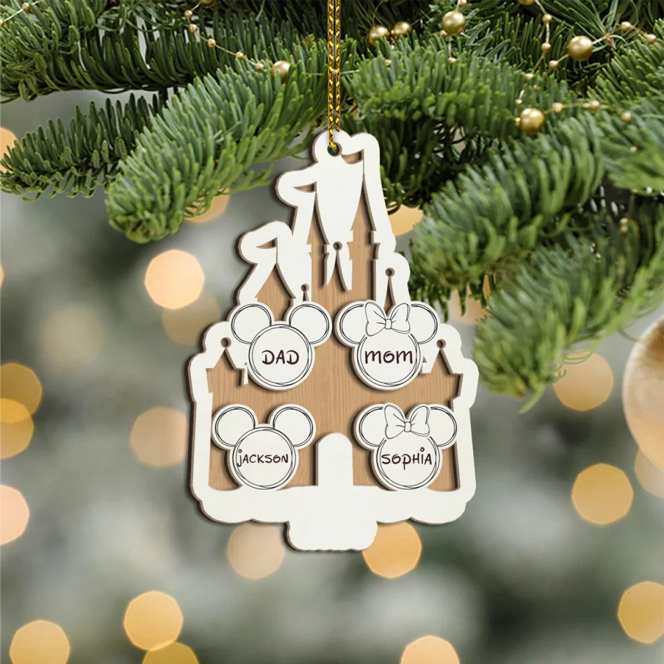 Cartoon Family And Pet Gingerbread Cookies - Personalized 2-Layered Wo – Wander Prints