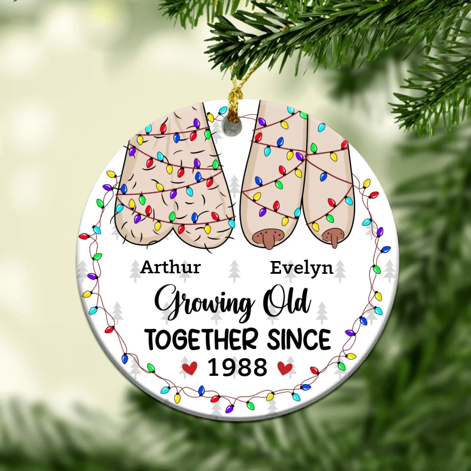 Celebrate The Magic Of Christmas With Penguins, Custom Wood Ornament