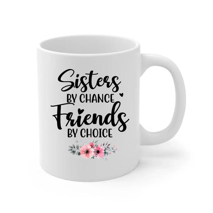 Personalized Forever Friend Mug, Besties Forever, Custom Girls On Mug, Gifts for Sisters, Best Friends