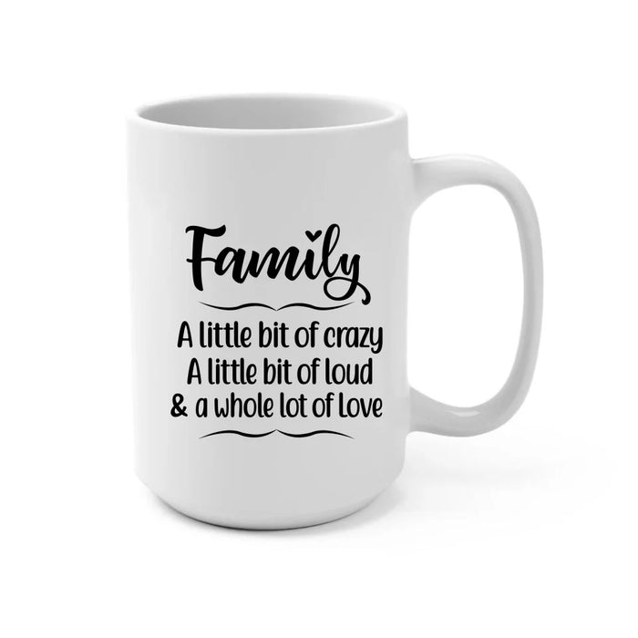 Personalized Family Crossword Art Scrabble Mug, Custom Family Scrabble Mug, Scrabble Puzzle Christmas Mug