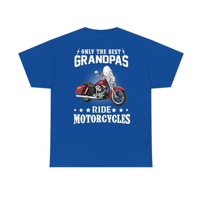 Personalized Only The Best Grandpas Ride Motorcycles Shirt, Custom