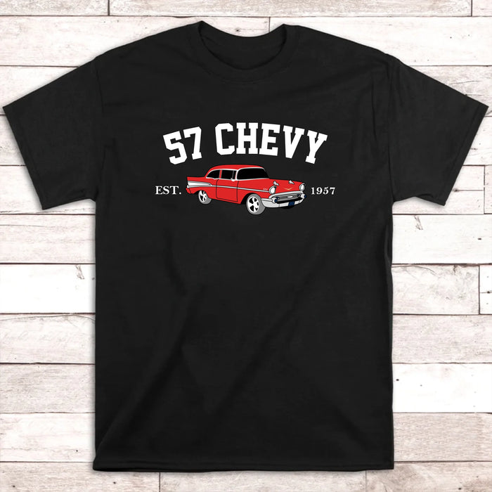 Personalized Vehicle Photo Shirt, Custom Car Est Shirt for Him Dad, Motorcycle Car Lovers