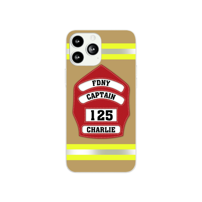 Firefighter Custom Name - Personalized Phone Case Firefighter