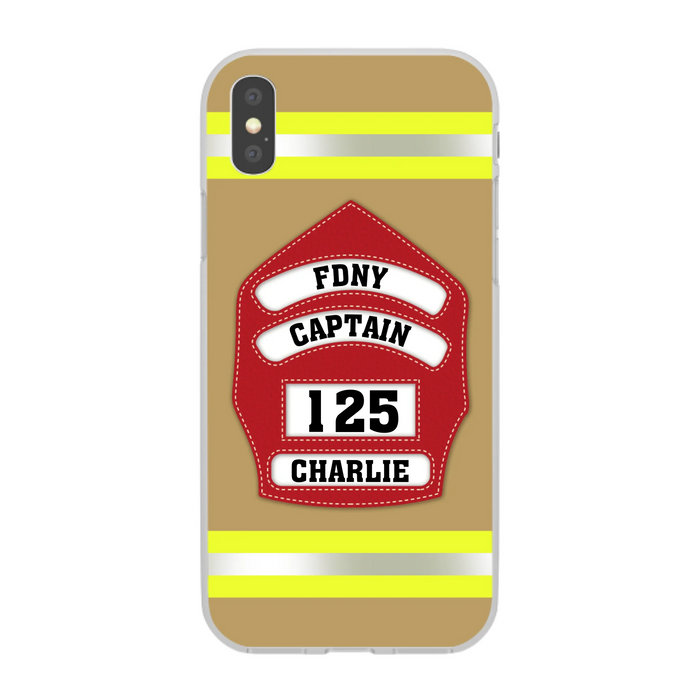 Firefighter Custom Name - Personalized Phone Case Firefighter
