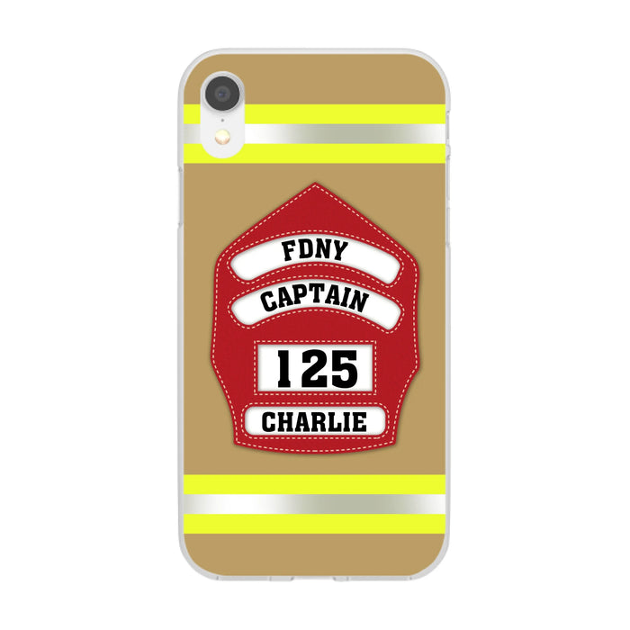 Firefighter Custom Name - Personalized Phone Case Firefighter