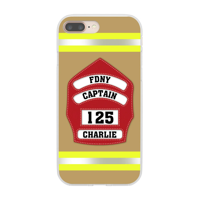 Firefighter Custom Name - Personalized Phone Case Firefighter