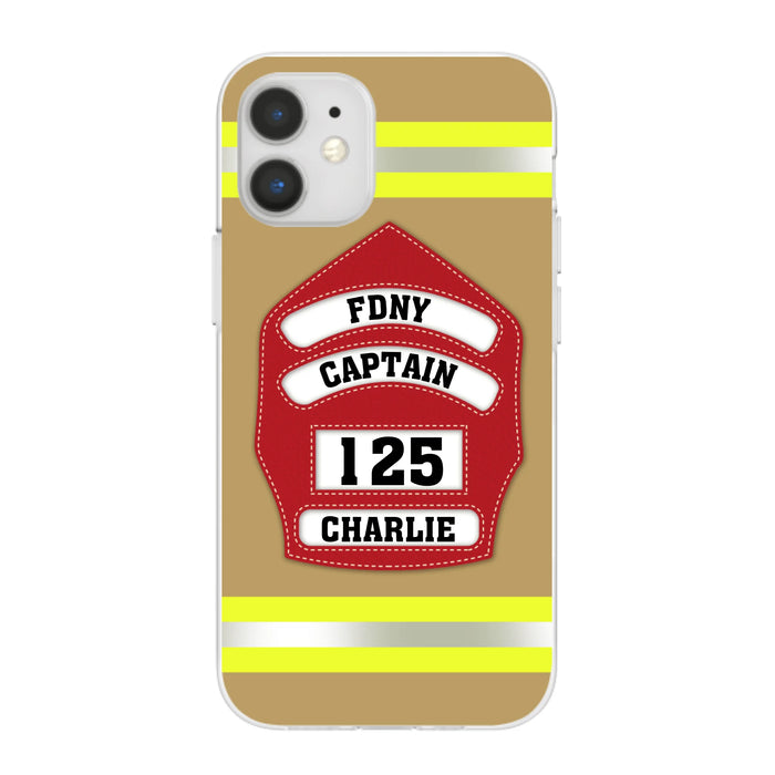 Firefighter Custom Name - Personalized Phone Case Firefighter