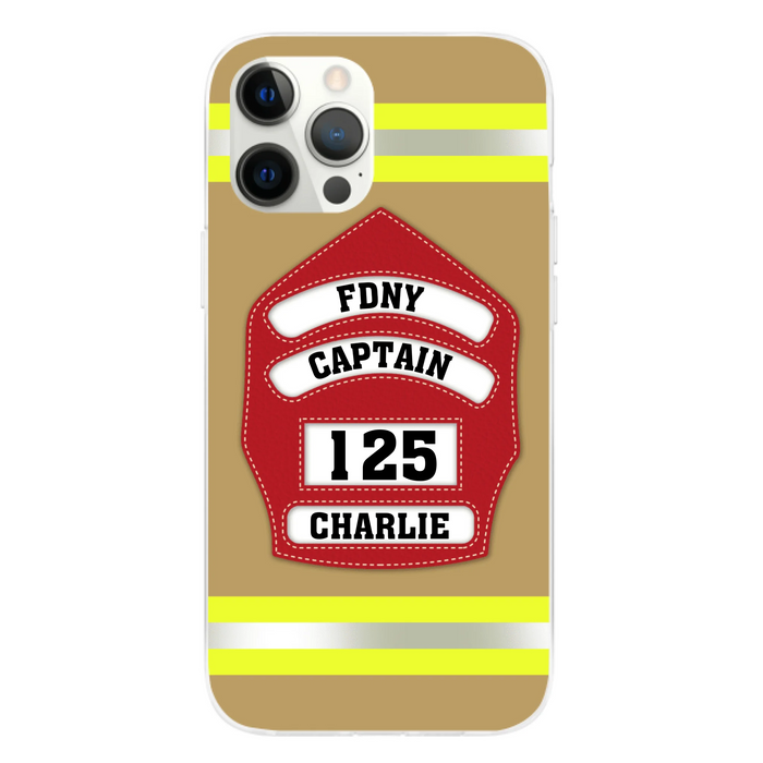 Firefighter Custom Name - Personalized Phone Case Firefighter