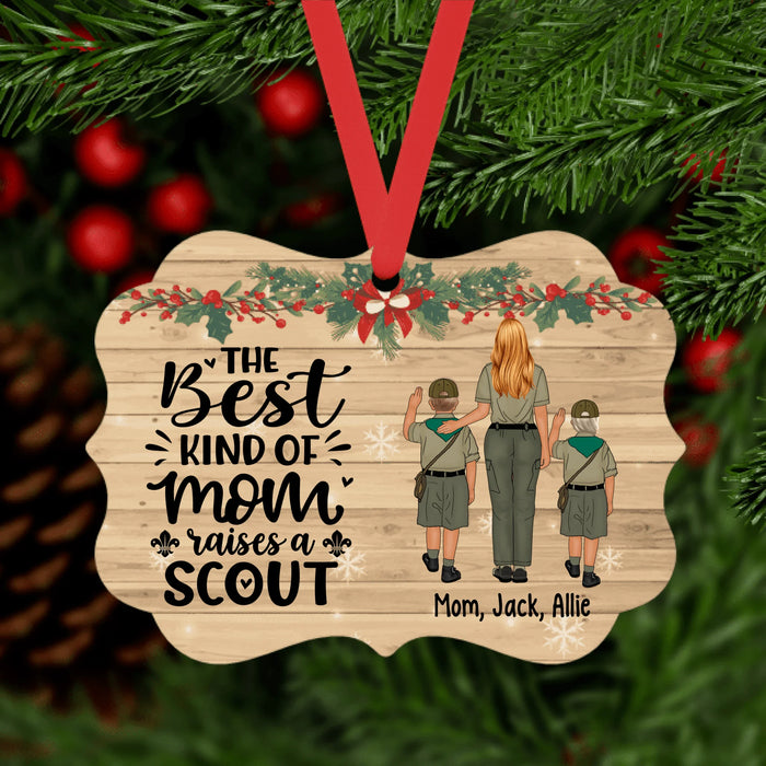 The Best Kind of Mom Raises a Scout - Christmas Personalized Gifts Custom Ornament for Mom
