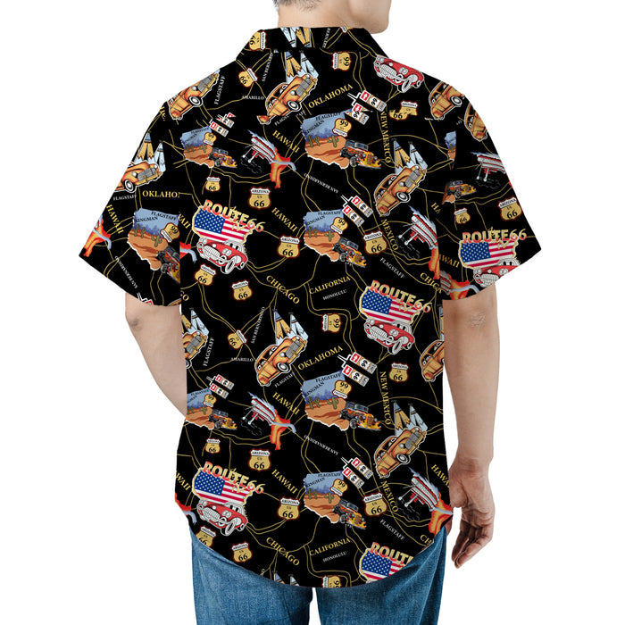 The Mother Road U.S. Highway Route 66 Hawaiian Shirt