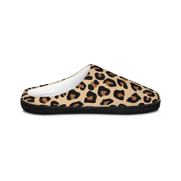 Brown Leopard Print Slippers for Women