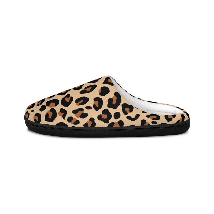 Brown Leopard Print Slippers for Women