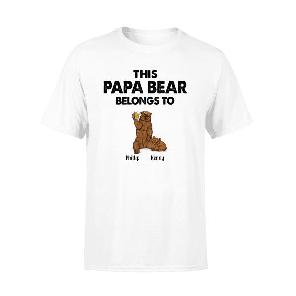 Papa Bear Personalized T-Shirt