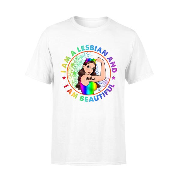 Personalized Shirt, LGBT Strong Woman, Gifts for Lesbian