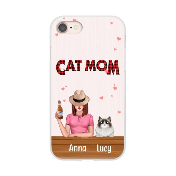 Custom Phone Case for Cat Mom Custom Phone Case for Cat Mom