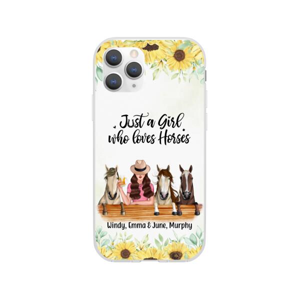 Personalized Phone Case, Life Is Better With Horses, Gift For Horse Lovers