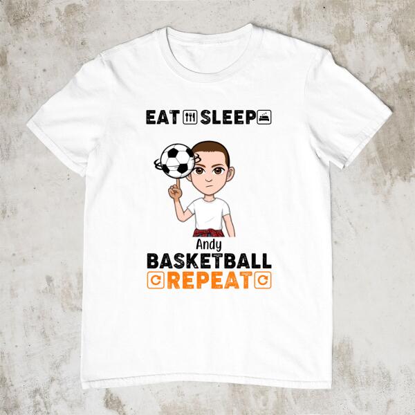 Personalized Shirt, Basketball Kid, Gift For Son, Daughter, Basketball Player