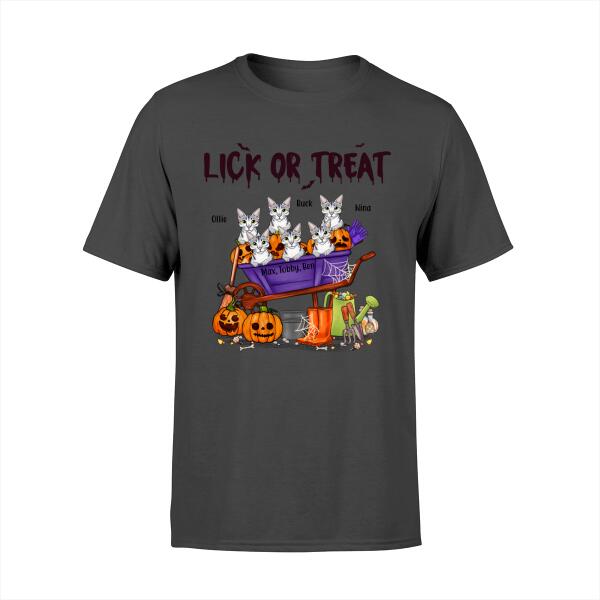 Personalized Shirt, Up To 6 Cats, Halloween Is Better With Cats, Gift For Cat Lovers