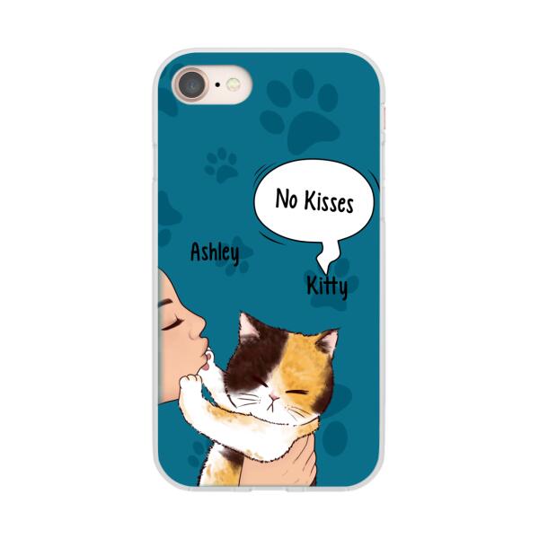 Personalized Phone Case, Cat No Kisses, Gift For Cat Lovers — GearLit Personalized Phone Case, Cat No Kisses, Gift For Cat Lovers — GearLit