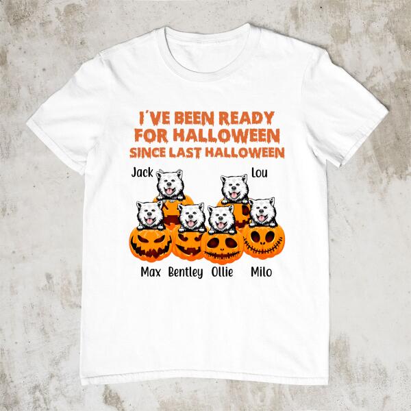 Personalized Shirt, Up To 6 Pets, I'm Ready For Halloween, Gift For Dog Lovers, Cat Lovers