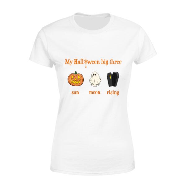 Personalized Shirt, My Halloween Big Three, Halloween Gifts, Gift For Halloween Lovers