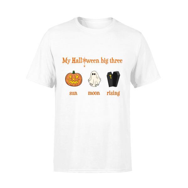 Personalized Shirt, My Halloween Big Three, Halloween Gifts, Gift For Halloween Lovers