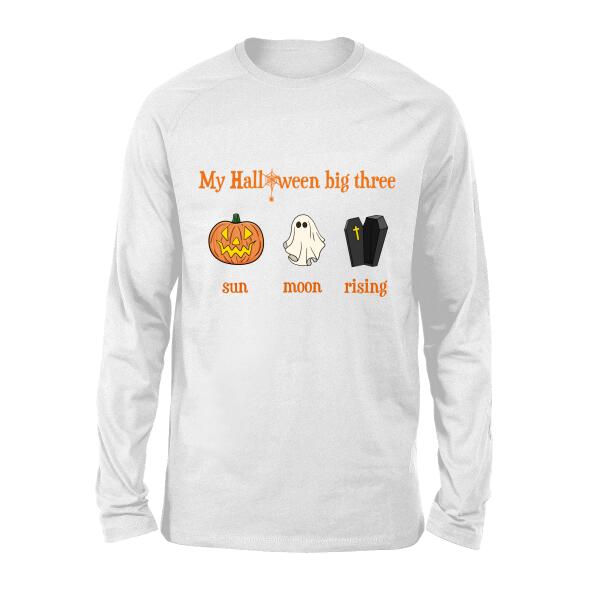 Personalized Shirt, My Halloween Big Three, Halloween Gift, Gift for Halloween Lovers