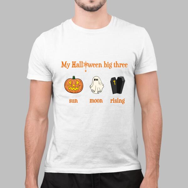 Personalized Shirt, My Halloween Big Three, Halloween Gift, Gift for Halloween Lovers