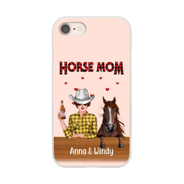Personalized Gifts - Custom Horse Phone Case for Horse Mom and Horse Lovers