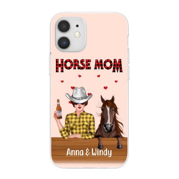 Personalized Gifts - Custom Horse Phone Case for Horse Mom and Horse Lovers