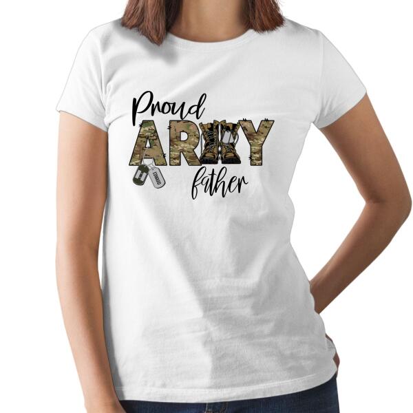 Personalized Shirt, Proud Army Family Member, Gifts For Army Family, Military Family Gifts