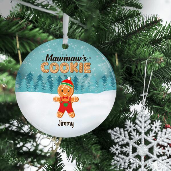 Gingerbread Grandma's - Christmas Personalized Gifts Custom Ornament for Grandma