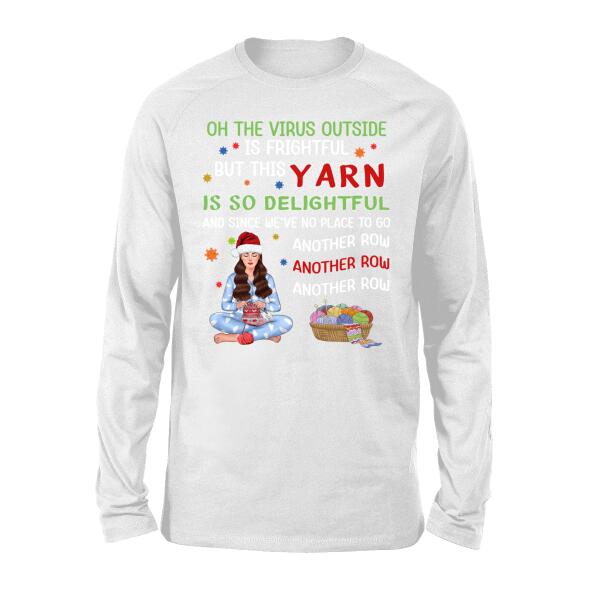 Personalized Shirt, This Yarn Is So Delightful, Gift For Crocheting Fans, Knitting Fans, Yarn Lovers
